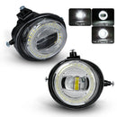 Axyaa Car Fog Lamps LED Angel Eyes Halogen Headlight for Mazda Models 2004-2017