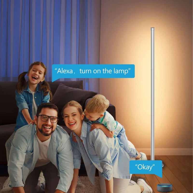 Axya RGB LED Floor Lamp with Smart APP Control and 16 Million Colors