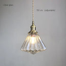 Axyaa Brass Pumpkin LED Pendant Light for Bedroom | Modern Japanese Design