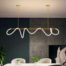 Axyaa Nordic LED Chandelier for Home Decor - Luminous Pendant Lighting