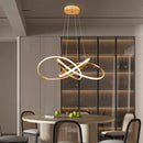 Axyaa Gold Chandelier: Contemporary Ceiling Lighting for Home Decor