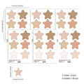 Boho Rainbow Star Nursery Wall Stickers Polka Dot Decals Kids Bedroom Decor by Axyaa.