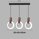 Axyaa Modern LED Ring Pendant Chandelier for Foyer Kitchen Dining Bedroom