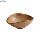 Axyaa Retro Ceramic Dessert Salad Snack Bowls Set for Molecular Cuisine