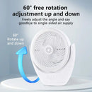 Axyaa 30W LED Fan Table Lamp 3-speed Night Light Travel Camping Rechargeable