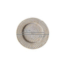 Axyaa Rattan Storage Tray - Handmade Creative Hollow Fruit Coffee Bread Insulation Pad
