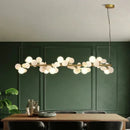 Axyaa Magic Beans Gold Chandelier | Modern Nordic Pendant Light | Living Room Dining Lamp