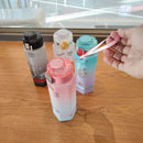 Axyaa 700ml Gradient Tea Filter Water Bottle - Portable & Cute for Girls