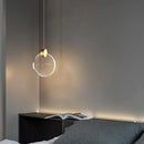Axyaa Modern Crystal Chandeliers LED Pendant Lamp Dining Room Bedroom Kitchen