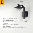 Axyaa LED Wall Light: Modern Waterproof Outdoor Decoration for Courtyard, Garage, Balcony