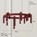Axyaa Nordic Iron LED Chandelier: Creative Home Decor Lighting Fixture