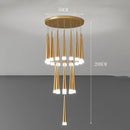 Axyaa Modern Stair Pendant Lights Chandelier LED Ceiling Lamp for Living Room