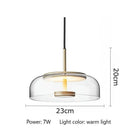 Axyaa Minimalist Iron Glass LED Floor Lamp - Nordic Restaurant Coffee Shop Chandelier
