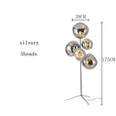 Axyaa Minimalist LED Floor Lamp with Remote Control Dimming for Living Room, Bedroom, Study