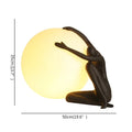 Axyaa Nordic Resin Table Lamp LED Desk Light for Home Living Room