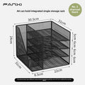 Axyaa Desktop Metal File Rack & Book Stand for Office Organization