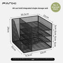 Axyaa Desktop Metal File Rack & Book Stand for Office Organization