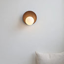 Axyaa Round Ball Glass Wall Sconces for Modern Home Décor