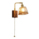 Axyaa Walnut Medieval Wall Lamp for Bedroom, Study, Living Room, Bathroom & Dining Area