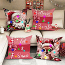 Axyaa Santa Claus Fawn Luminous Pillowcase - Christmas Party & Home Decor Gift
