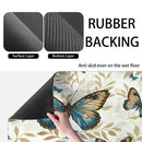 Axyaa Watercolor Plants Drain Pads - Absorbent Tableware Mat