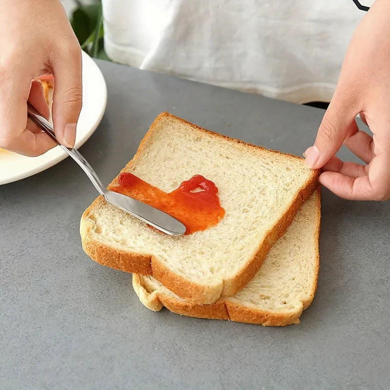 Axyaa Cheese Cutter & Golden Butter Knife Set