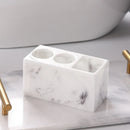 Axyaa Marble Pattern Electric Toothbrush Holder & Storage Box