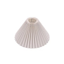 Axyaa Pleated Fabric Lampshade with Metal Frame in Various Colors