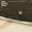 Axyaa Plaid Living Room Rug Nordic Style Large Fluffy Soft Carpet