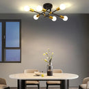Axyaa Nordic LED Ceiling Chandelier for Bedroom Living Room E27 Fixtures