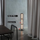 Axyaa Nordic Glass Floor Lamp - LED Stand Lighting for Living Room & Bedroom