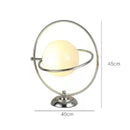 Axyaa Glass Planetary Rotating Desk Lamp - Modern Italian Style LED Lighting