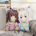 Axyaa Kawaii Cushion Cover 45 × 45: Decorative Pillowcase for Home, Car, Bed - 50x50 Size