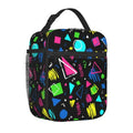 Axyaa Retro Insulated Lunch Bag - Portable Thermal Bento Tote for Work & School