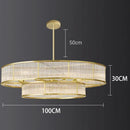 Axyaa Gold Crystal Chandelier: Modern Luxury Lighting for Home, Living Room, Bedroom