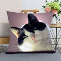 Cute Cat Print Pillowcase by Axyaa - Perfect for Home, Car, and Sofa