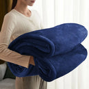 Axyaa King Size Fleece Blanket: Super Soft Flannel, Lightweight & Plush for Couch or Bed