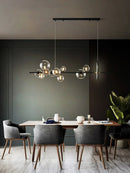Axyaa Glass Pendant Light: Modern Nordic Design for Dining Areas