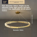 Axyaa Nordic Crystal Chandelier for Luxury Living Room & Dining Room