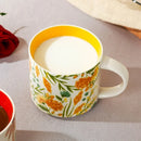 Axyaa Floral Bird Ceramic Mug 450ml Large Breakfast Tea Coffee Cup Business Gift Mug