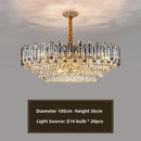 Axyaa Gold Crystal Chandeliers: Nordic Modern Luxury Lighting for Home Décor