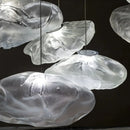 Axyaa Nordic LED Pendant Lights: Modern Living Room Staircase Glass Lampshade