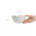 Axyaa Retro Style Ceramic Salad Bowl - Premium Tableware