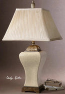 Axyaa Retro Ceramic Table Lamp: American Country Style for Living Room or Bedside