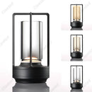 Axyaa LED Desk Lamp: Industrial Style Metal Night Light for Camping and Restaurants
