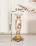 Axyaa Retro Resin Candle Holder for Nostalgic Decoration and Candlelight Dinners