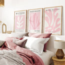 Pink Matisse Leaf Canvas Prints by Axyaa - Abstract Art for Stylish Decor