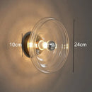Axyaa Glass Lampshade Wall Lights: Home Decor Lighting for Living Room, Bedroom, Indoor