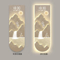 Jinshan LED Display Clock Painting for Axyaa Living Room Décor