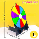 Axyaa Acrylic Spin Wheel Board Game - Editable Color Roulette Spinner